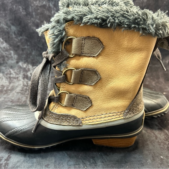 Sorel Leather Duck Boots Waterproof NL1890-160 Womens Size 5.5 / EXCELLENT - Picture 5 of 12